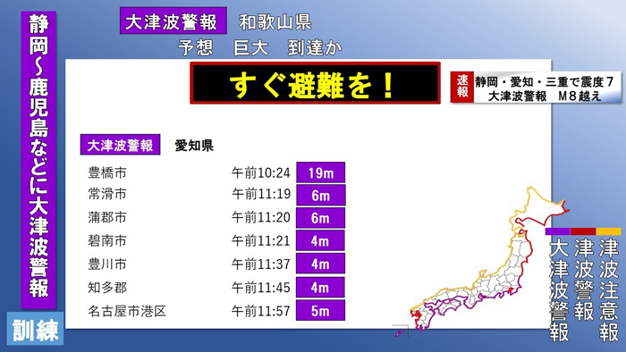 BCP訓練ニュース風動画のイメージ