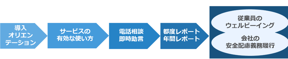 サービス提供の全体的なながれと期待される効果のイメージ図