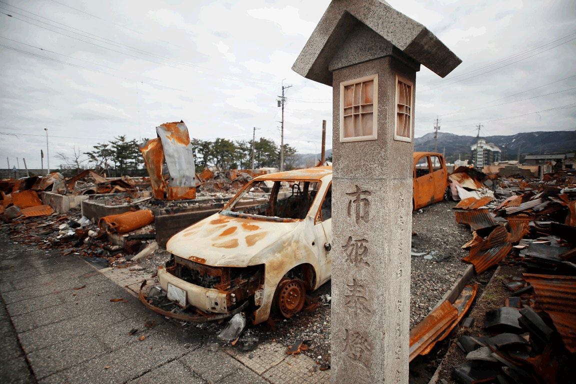 輪島市朝市の被害の様子の画像