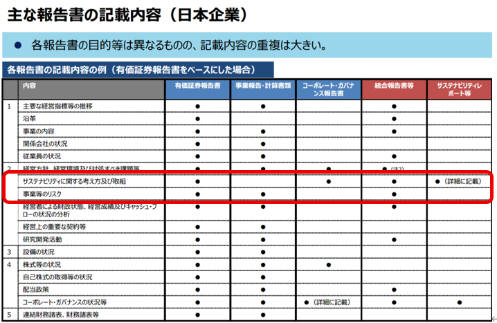 図表6：日本の企業情報開示の特徴と課題